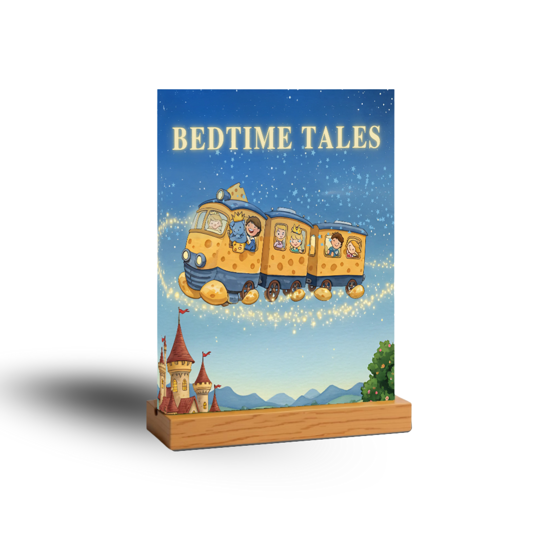 The Dreamland Express: "Bedtime Tales" Deluxe Hardcover Storybook – A Journey to the Stars